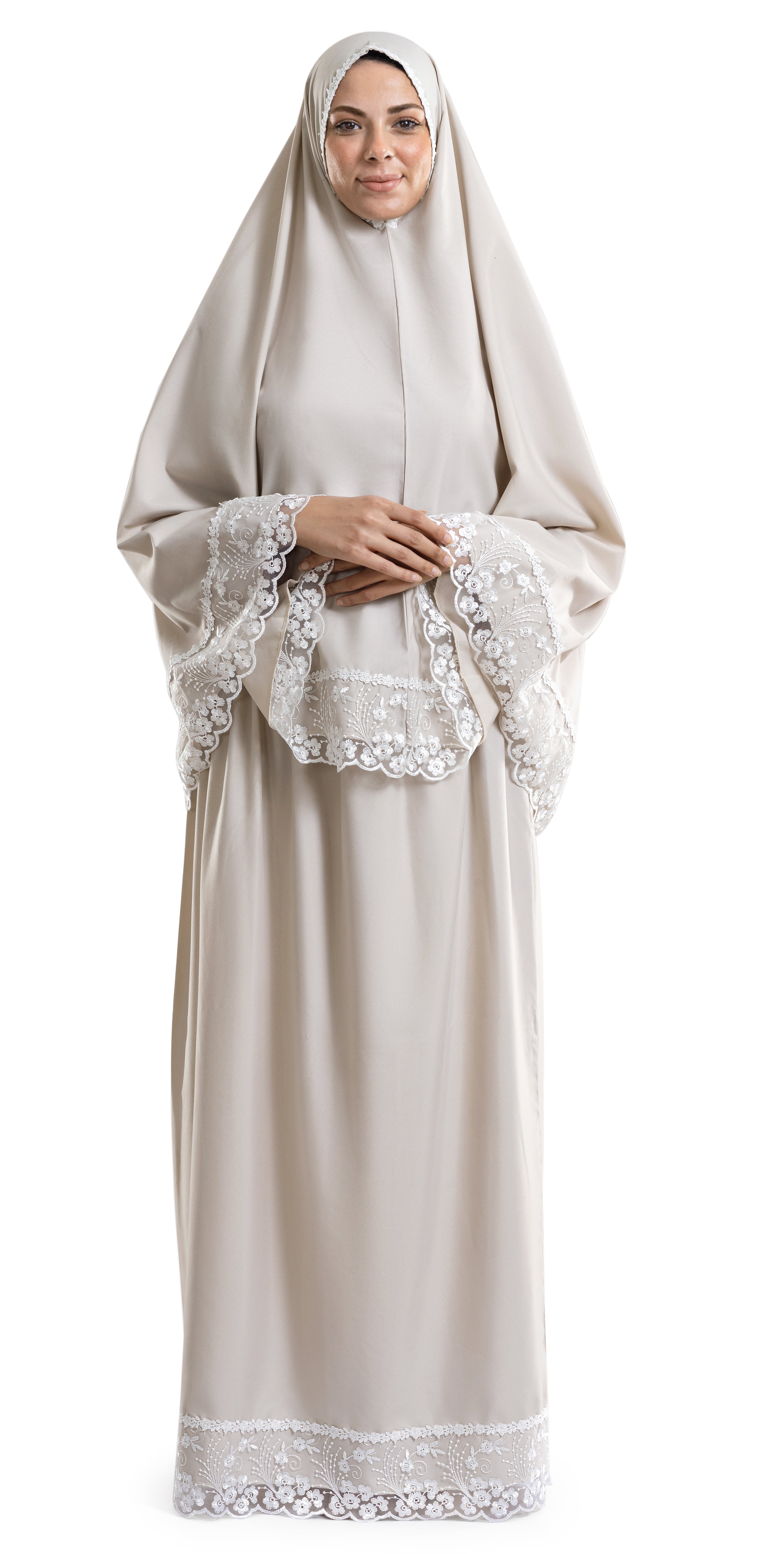Ivory Elite Islamic Prayer Wear