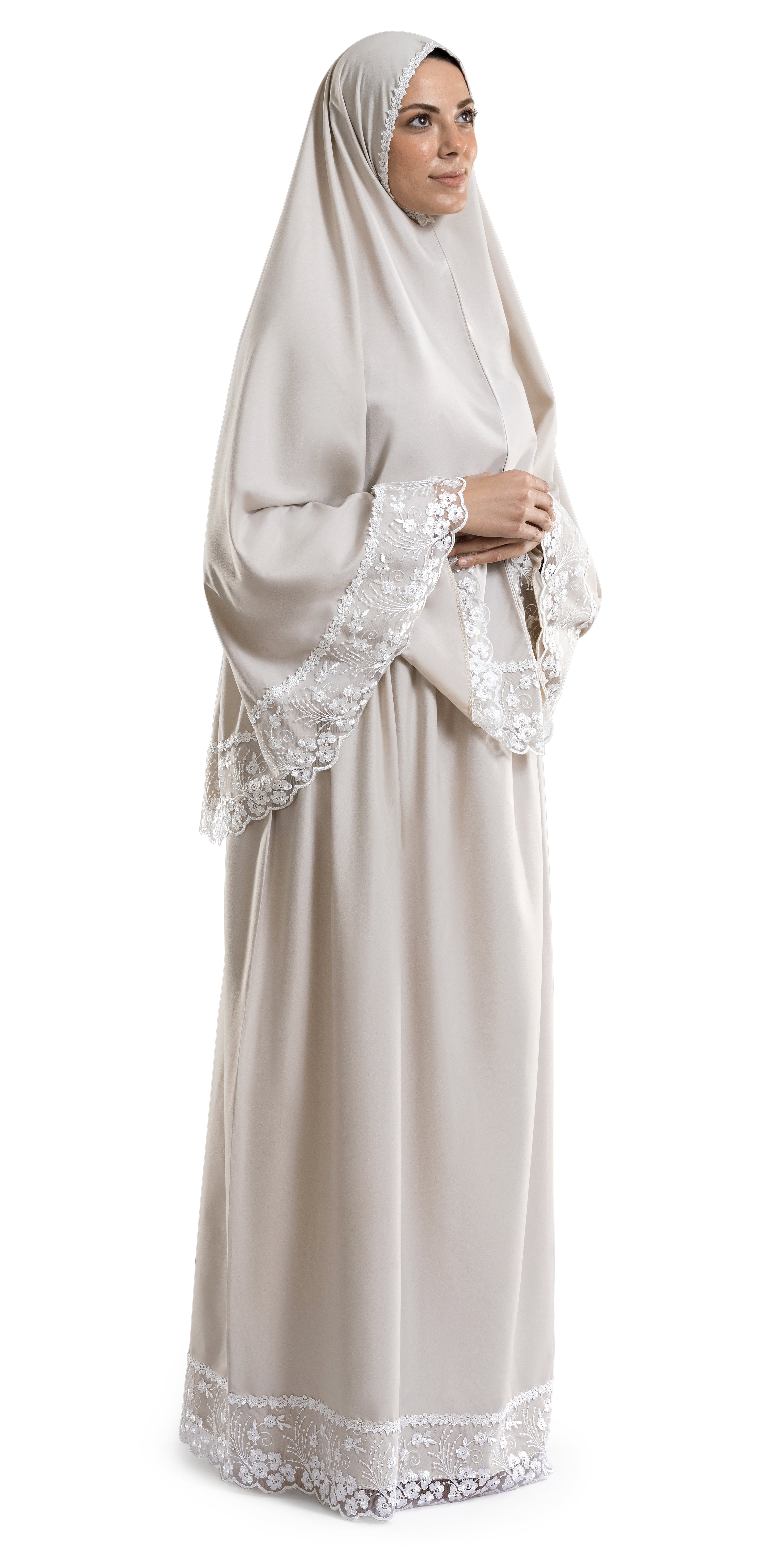 Ivory Elite Islamic Prayer Wear