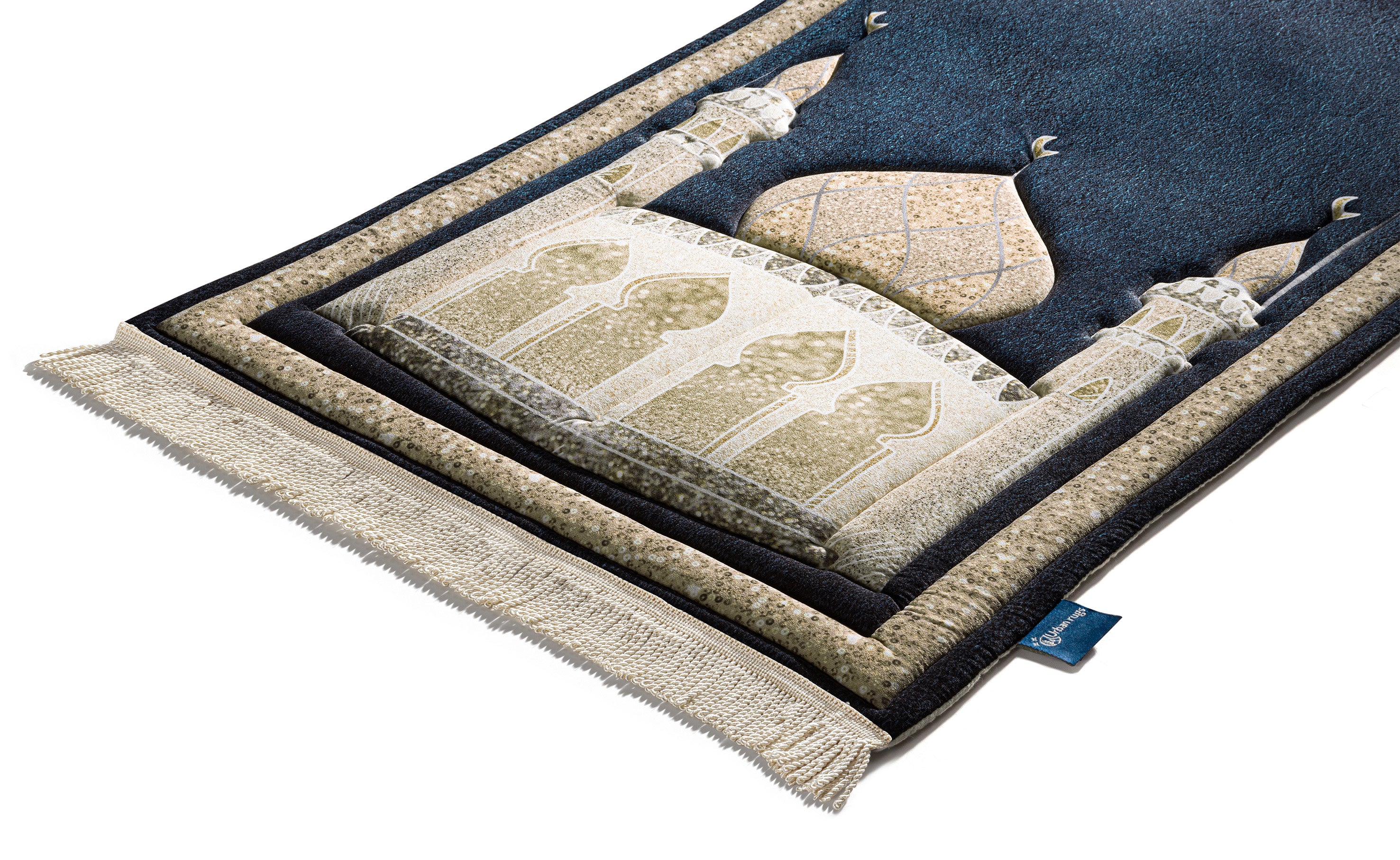 Blue Shimmer Premium Prayer Mat